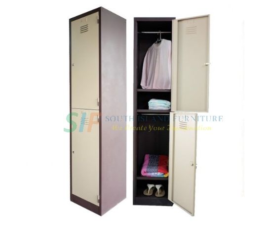 STEEL LOCKER 2 COMPARTMENT ( 381W x 457D x 1828H mm)