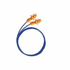 3M 1271 Reusable Corded Earplugs 26db made from soft and durable material triped flange design earplug ear plug