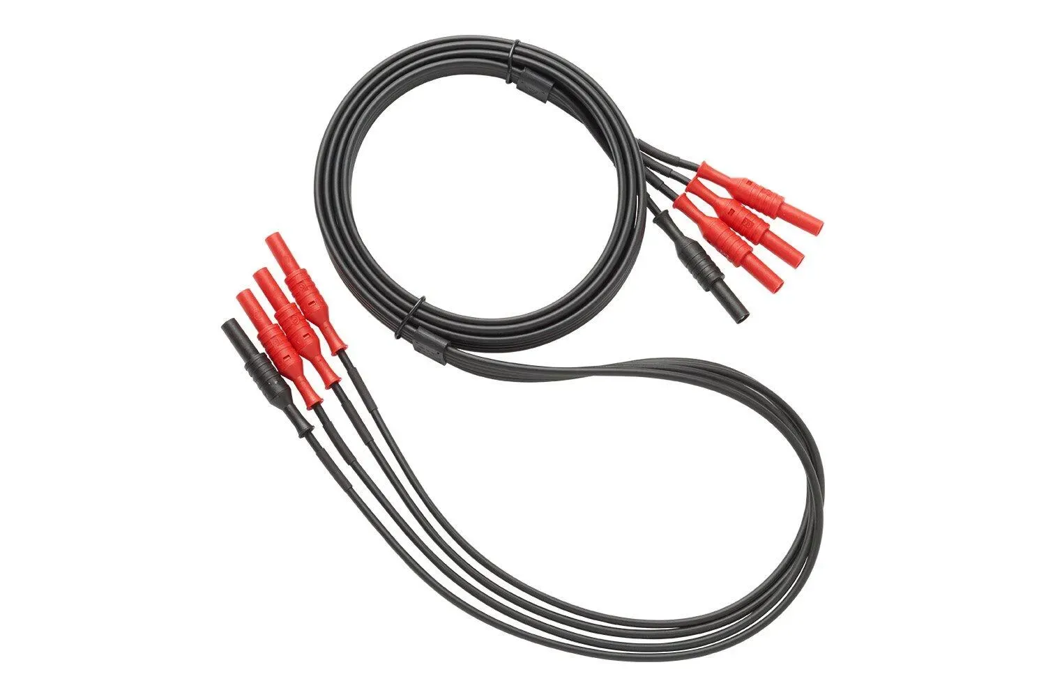 Cable assembly voltage test lead 3 phase + N (2m)