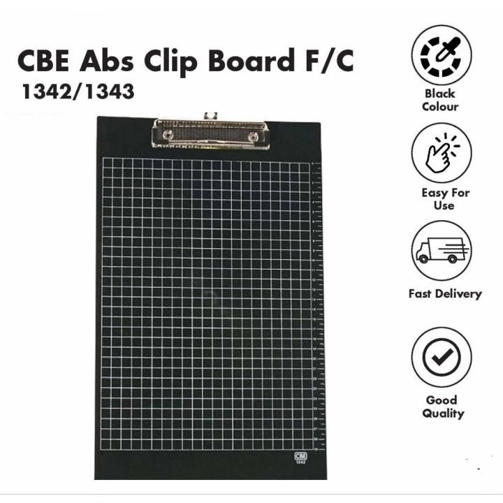 CBE 1342 ABS CLIP BOARD