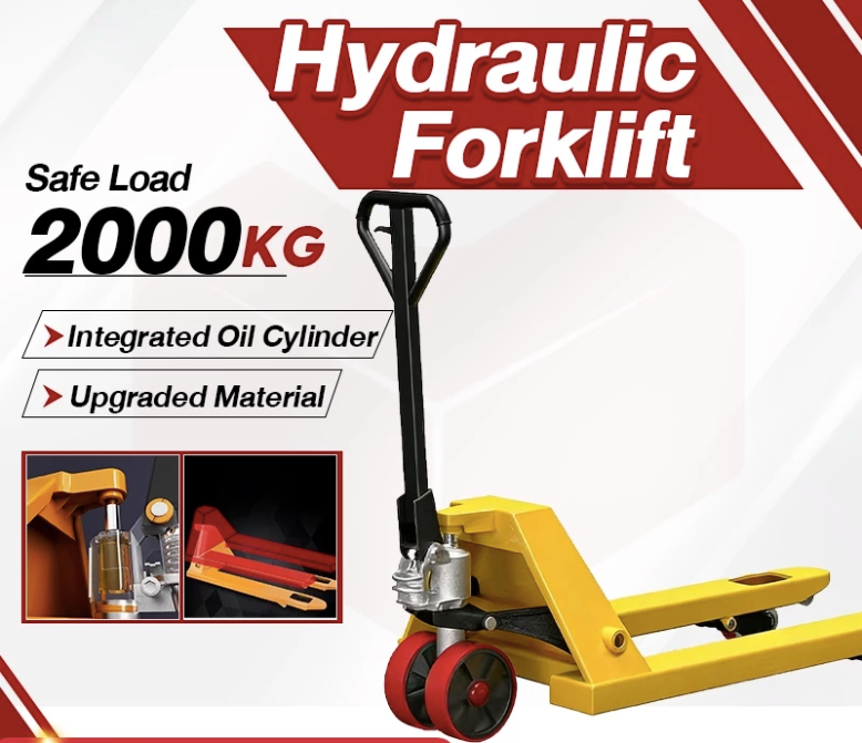 Hand Jack Pallet Truck 2 Ton Heavy Duty / Jek Tangan Manual Hydraulic Floor Jack Forklift Pallet Stacker Warehouse