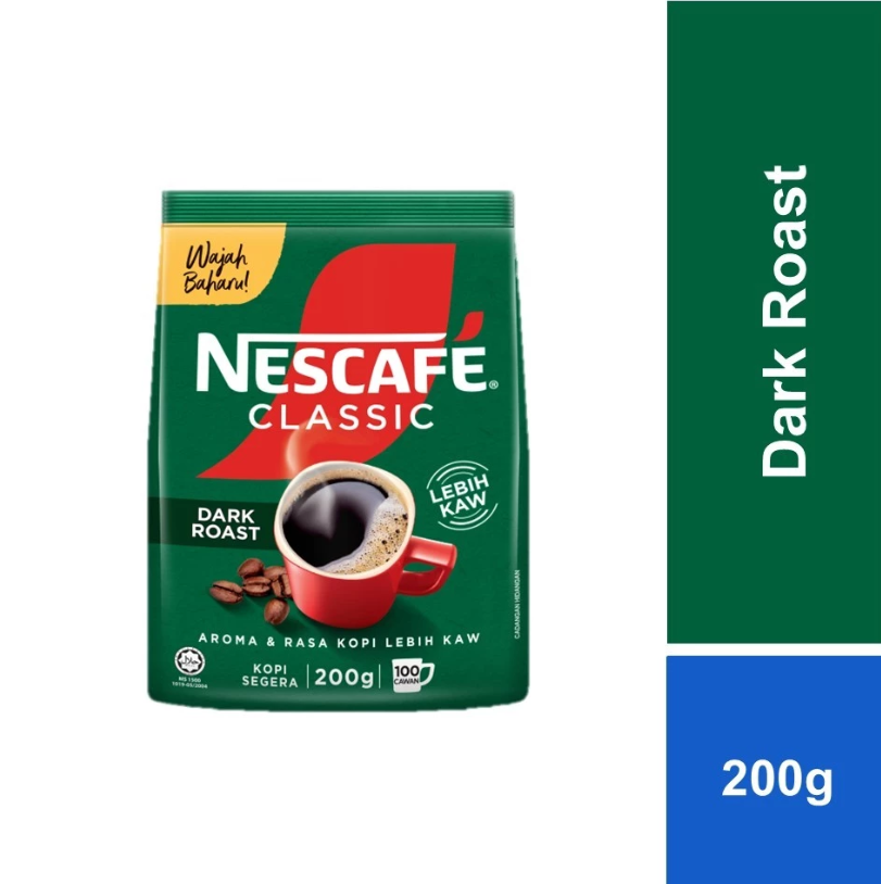 NESCAFE CLASSIC DARK ROAST 200G REFILL PACK