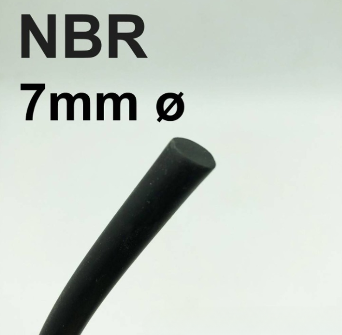 NBR CORD BUNA-NO-RING CORD NITRILE RUBBER (7MM) (5 METER)