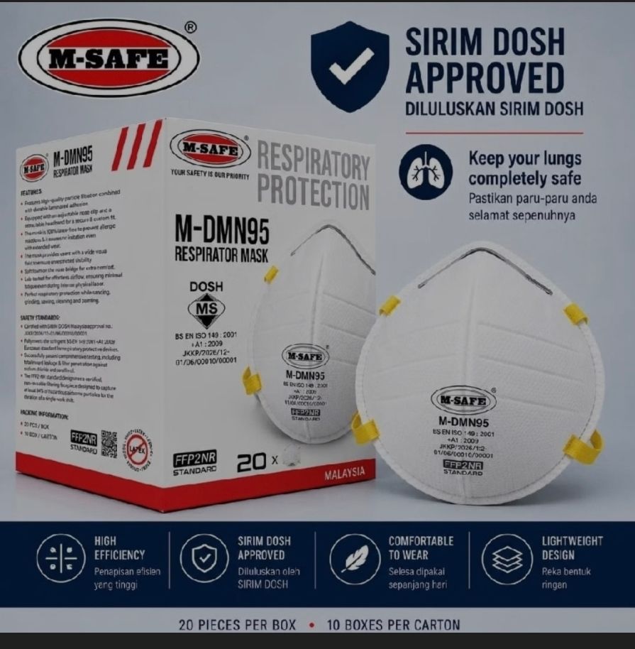 M Safe N95 Facemask