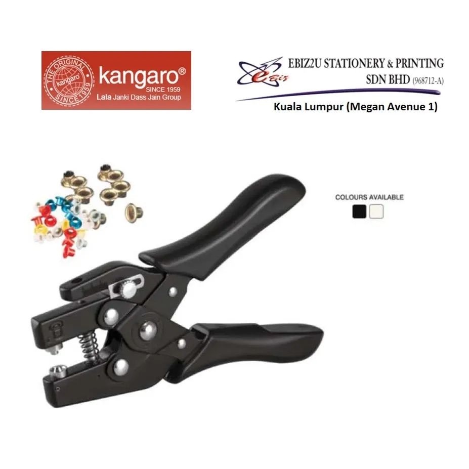 Kangaro Eylets Punch EP-20 Single hole eyelet forming punch 20 sheets