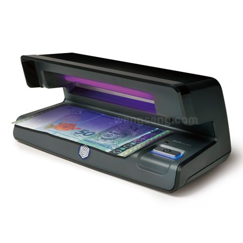 Safescan 70 UV Counterfeit Detector, Compact sized UV counterfeit detector with 9W UV lamp and reflector