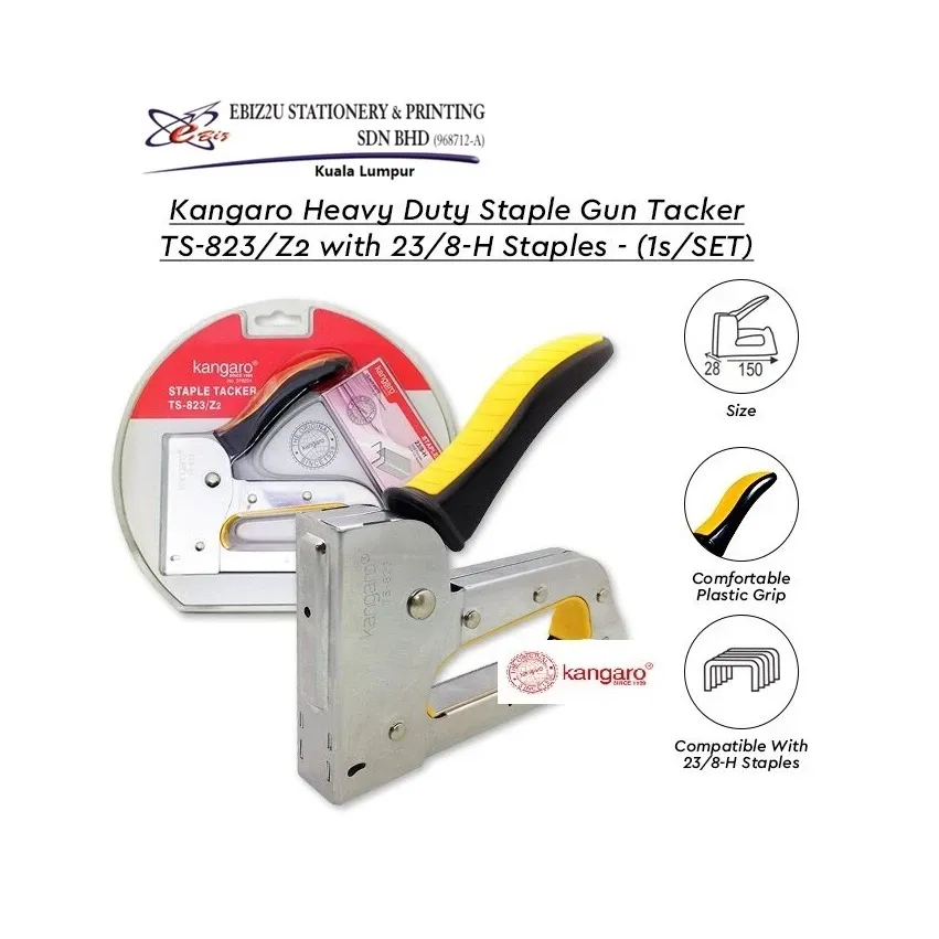 Kangaro/Gun Tacker/Penyekat Gun/Stapler/TS-823/Z2-1'S