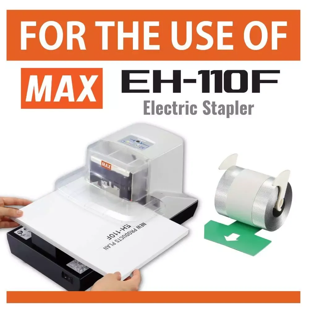 MAX EH-110F Electronic Stapler - 110 Sheets Heavy Duty Stapler