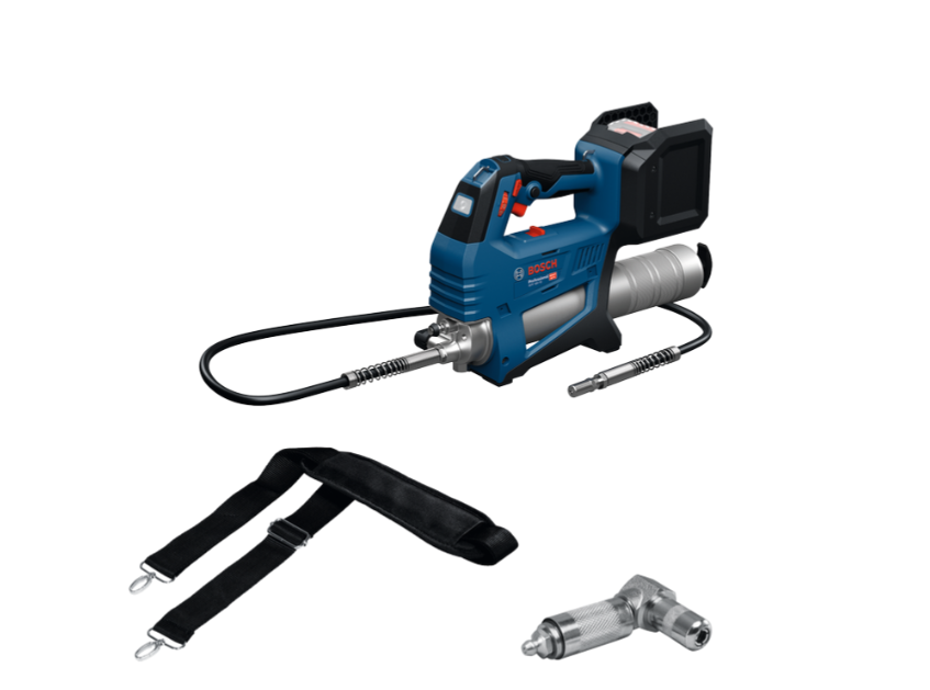 Bosch PRO GFP 18V-10 Cordless Grease Gun + 2.0 Battery + 18V-20 Charger