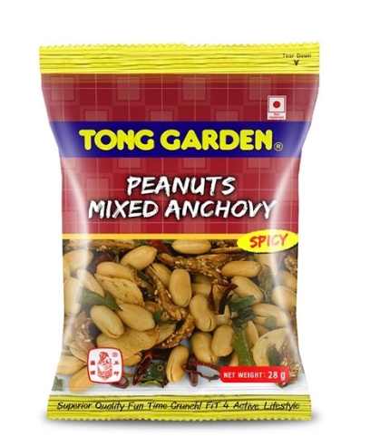 Tong Garden Peanuts Mixed Anchovy 28g