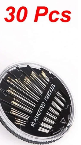 Jarum Sewing Needles Disc Box/30Pcs