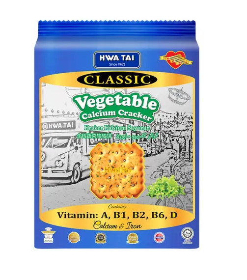 Hwa Tai Vegetable Calcium Cracker 300g