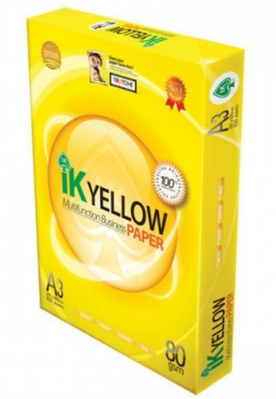 IK Yellow A3 Multifunction Paper 80gsm 500 sheets