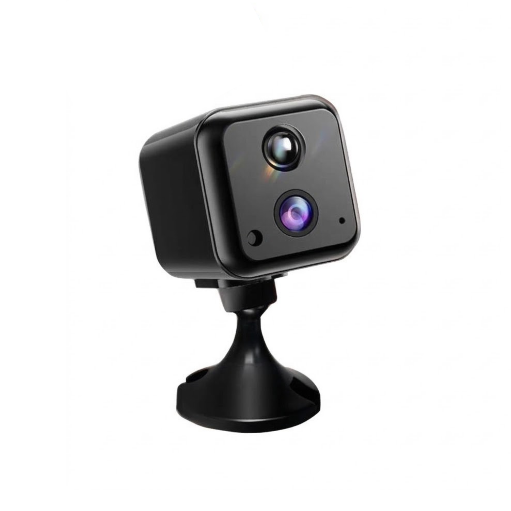 6MP mini camera with built-in battery, CCTV color night vision, two-way audio, wide-angle recording, indoor