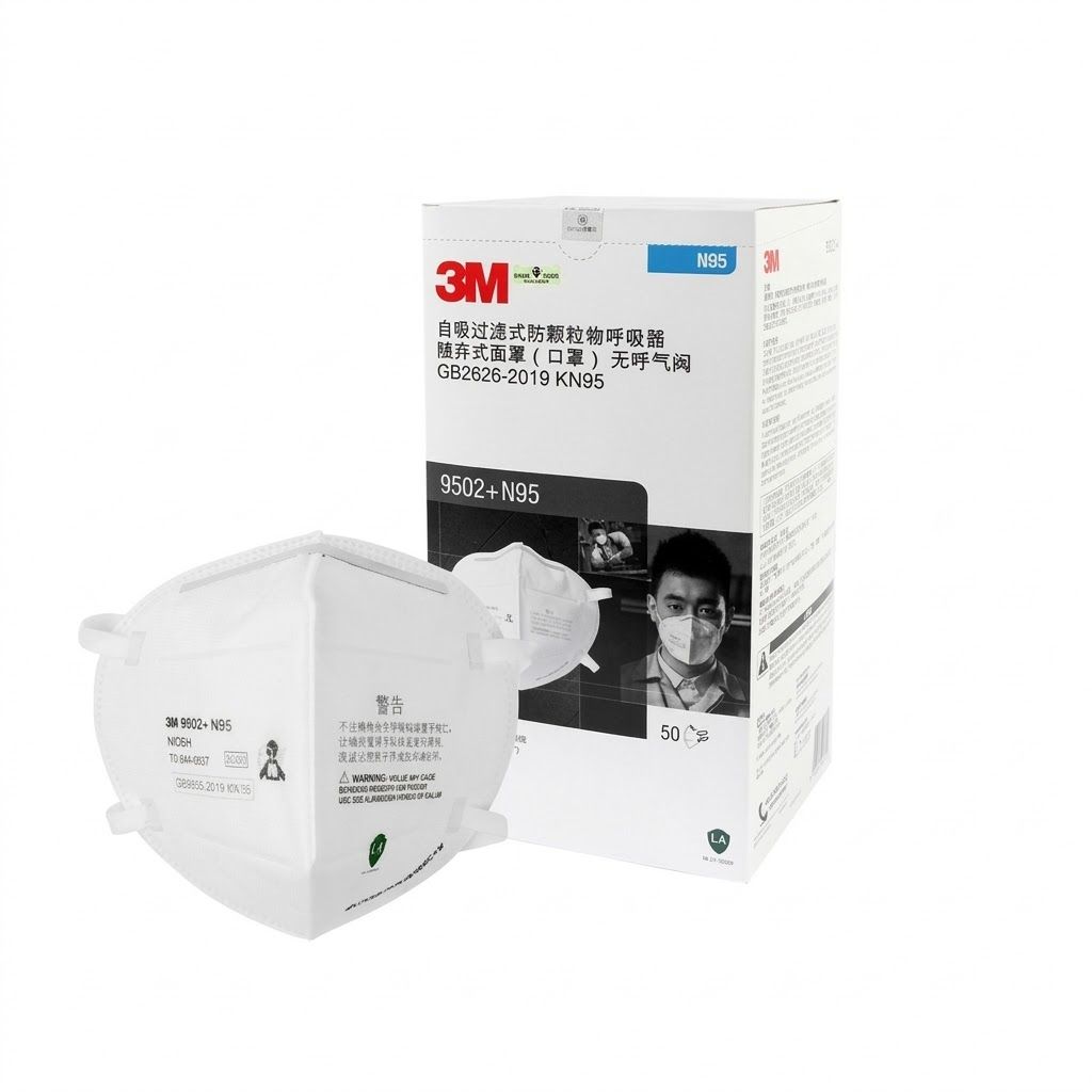 [50 PCS] 3M 9502+N95 PARTICULATE RESPIRATOR / PM 2.5 / FLU PREVENTION / DOSH SIRIM APPROVED
