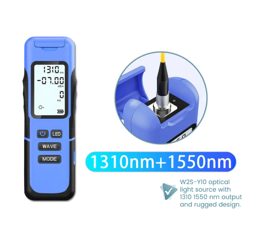 FIBER OPTIC W2S-Y10 MINI SIZE OPTICAL LIGHT SOURCE 1310/1550NM