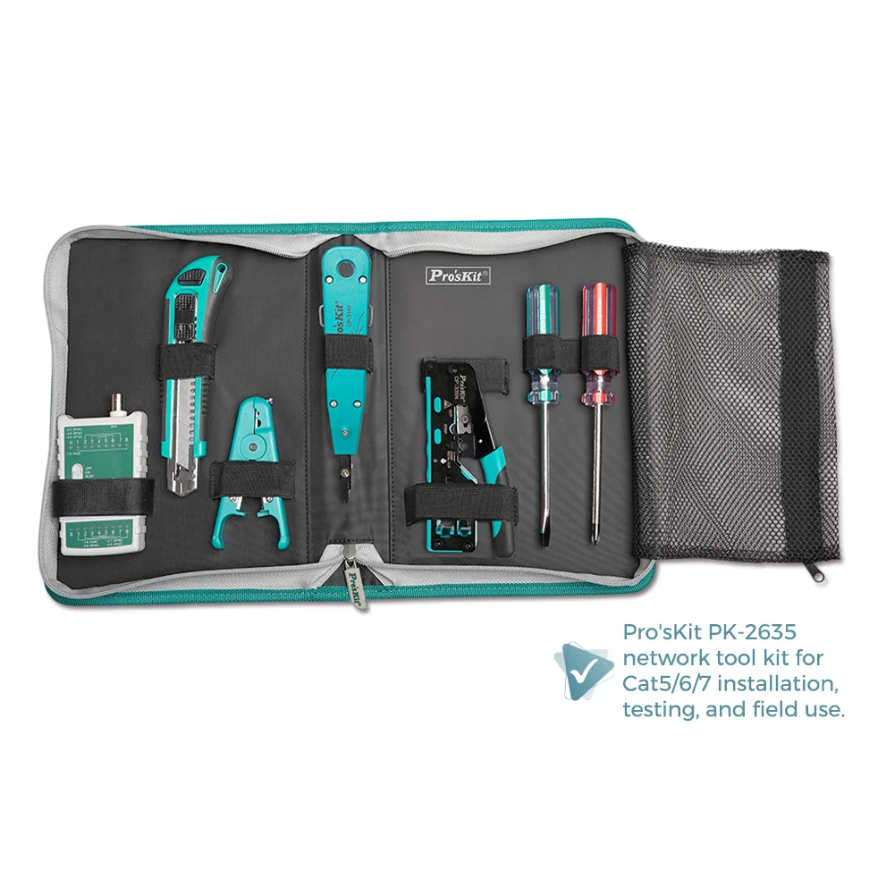 PRO'SKIT PK-2635 NETWORK INSTALLATION TOOL KIT