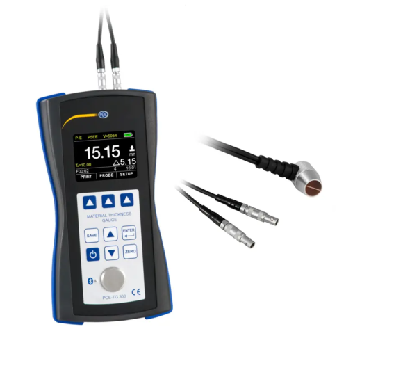 PCE-TG 300-NO5/90 ULTRASONIC THICKNESS GAUGE (600 MM ) W/ 5MHZ – 20MM DIA 90° ANGLE PROBE