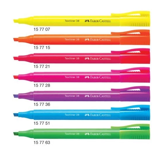 FABER-CASTELL TEXTLINER 38 PINK (8/PCS)