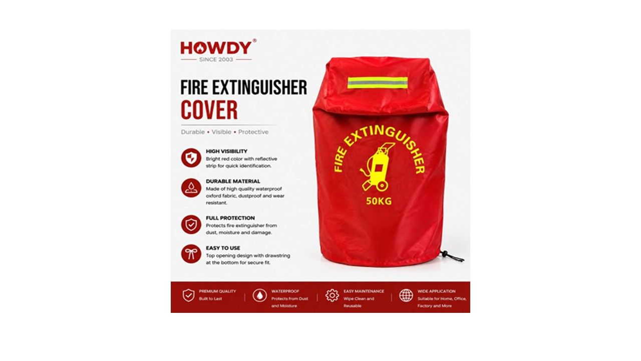 COVER FOR TROLLEY FIRE  EXTINGUISHER 50KG