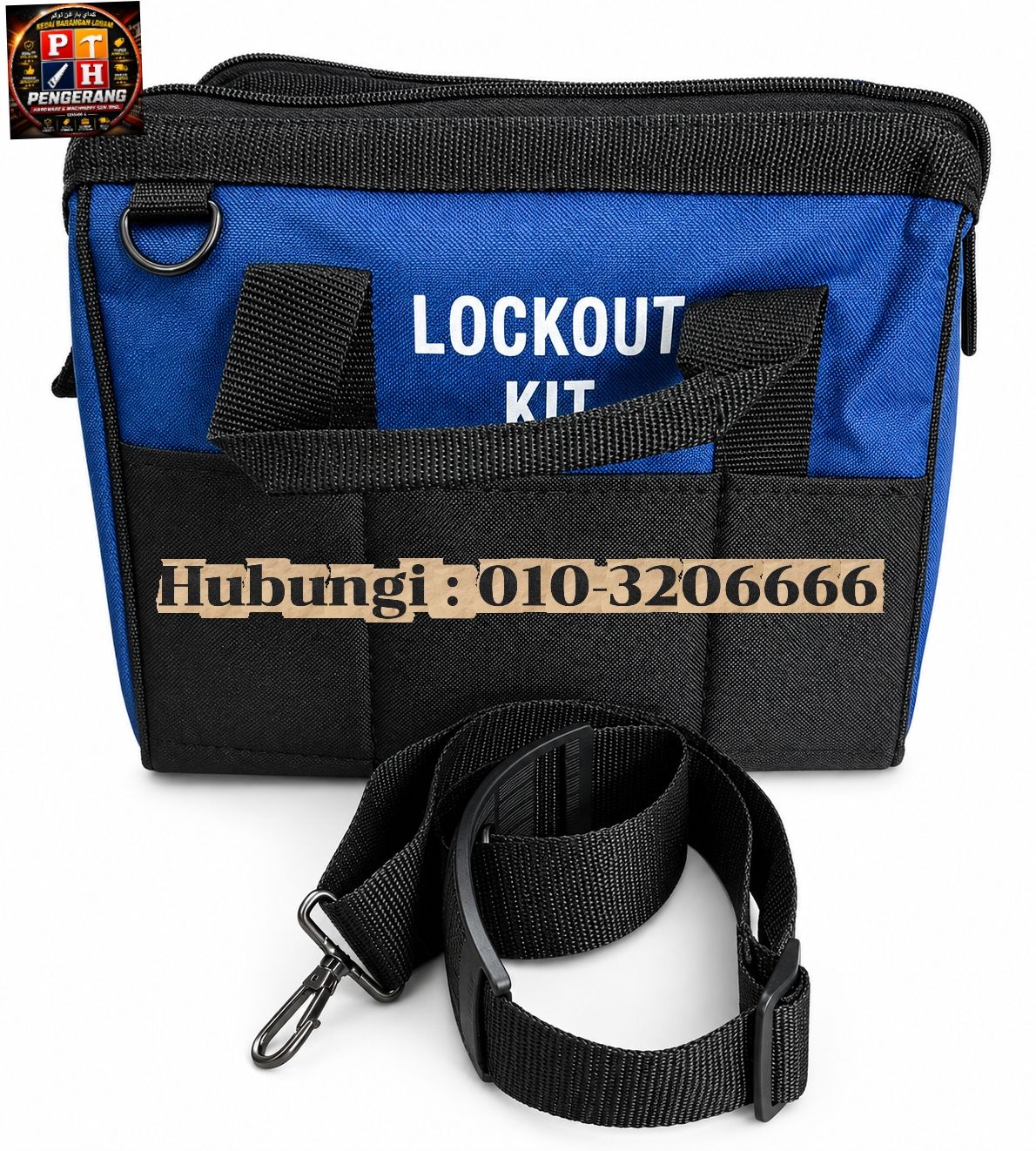 TOOL BAG HEAVY DUTY TOOLS / SOLID STRONG BASE CANVAS ( BAG LOCKOUT KIT )