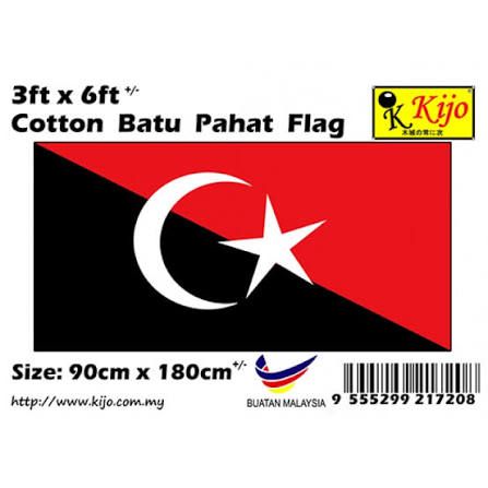 KIJO TC36M 3' X 6' COTTON FLAG BATU PAHAT(90CM X 180CM)