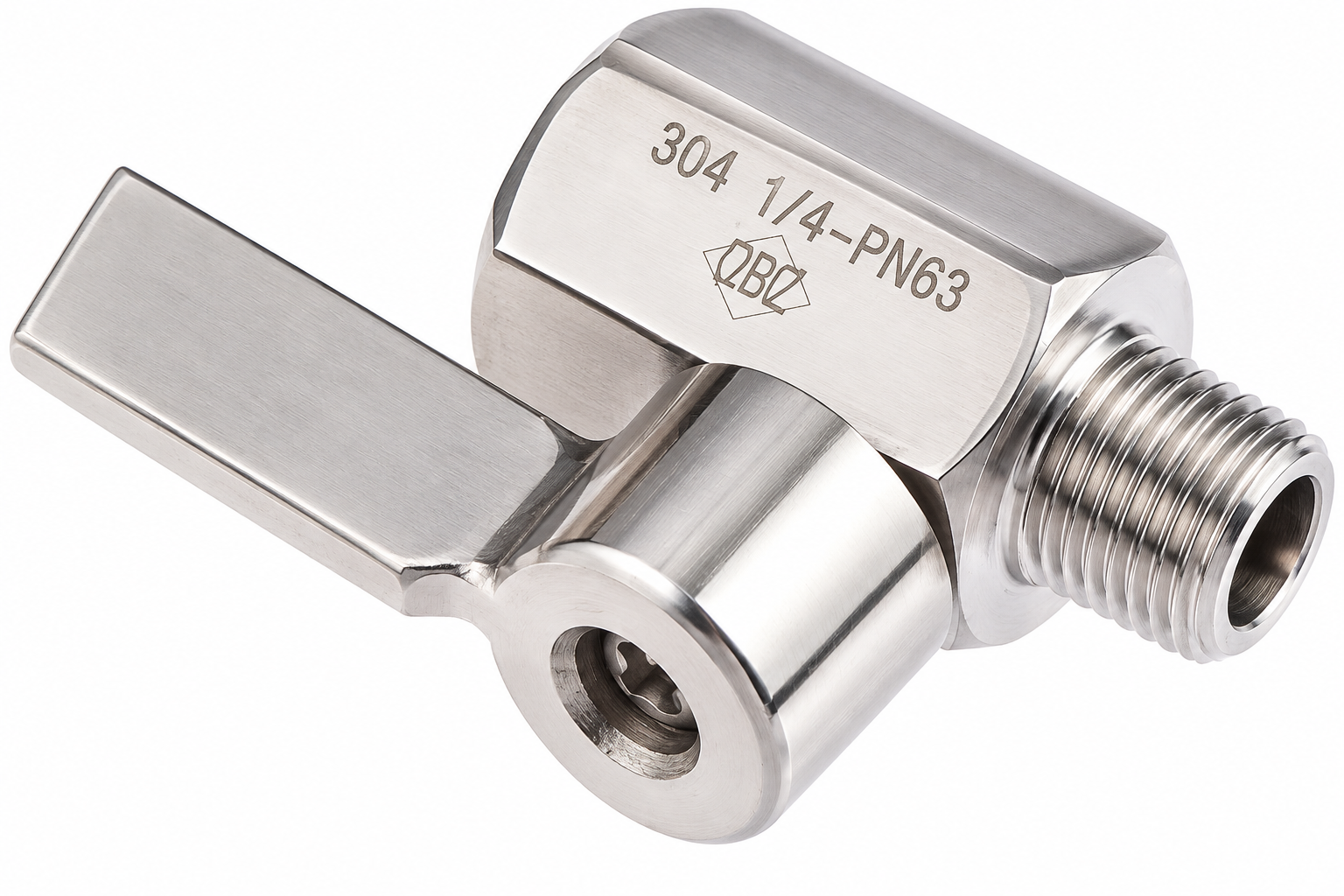 1 4 Inch Stainless Steel 304 Ball Valve NPT Male x Female Mini Valve