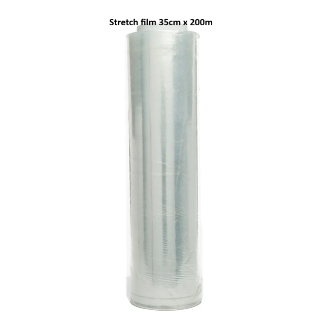 Clear/Transparent Plastic Stretch Film (W35cm x L200m)