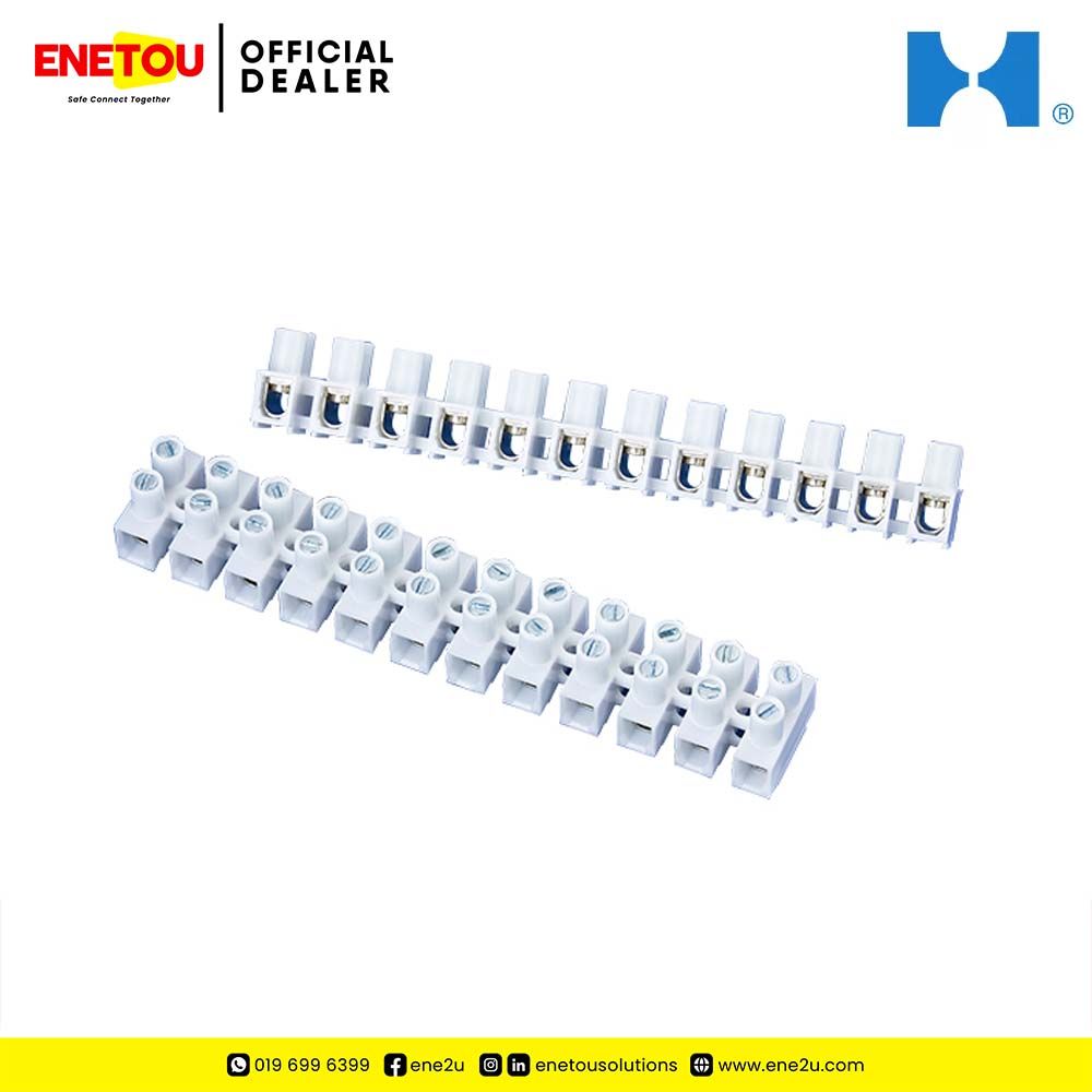 HEAVY POWER 76A 450V Terminal Block - PP Housing & Steel Insert