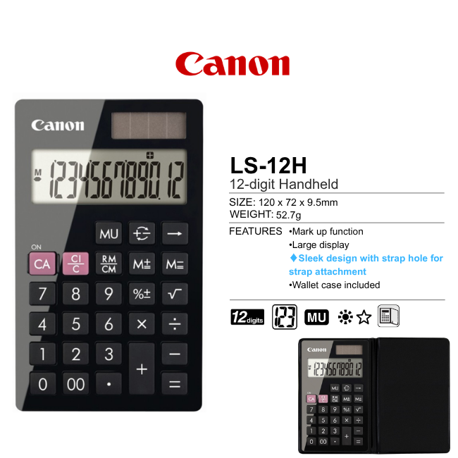 Canon Calculator LS-12H