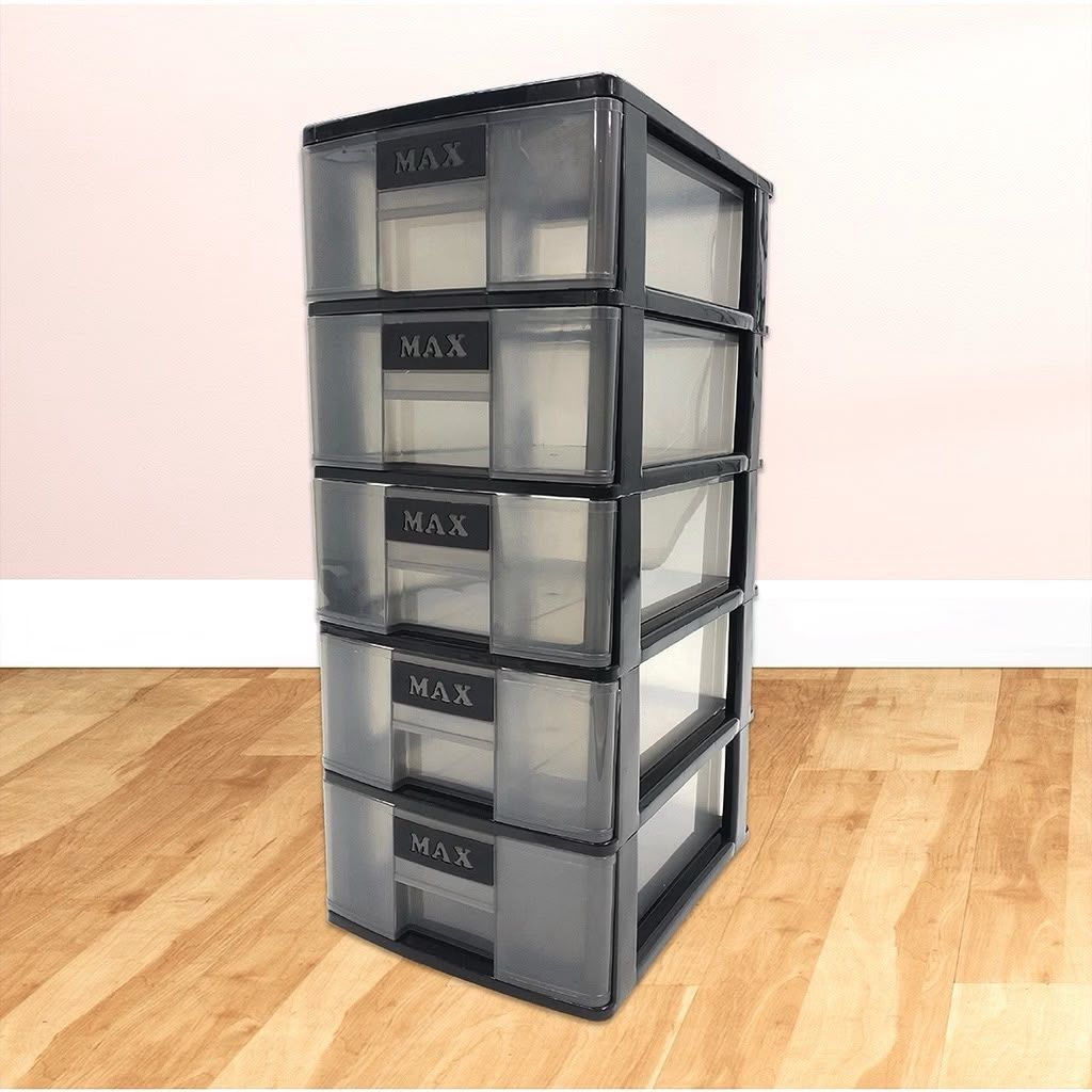 MAXONIC 2/3/4/5 TIER A4 DRAWER | DESK/HOME/OFFICE STATIONARY DRAWER | DOCUMENT BOX | LACI A4 | DESK ORGANISER