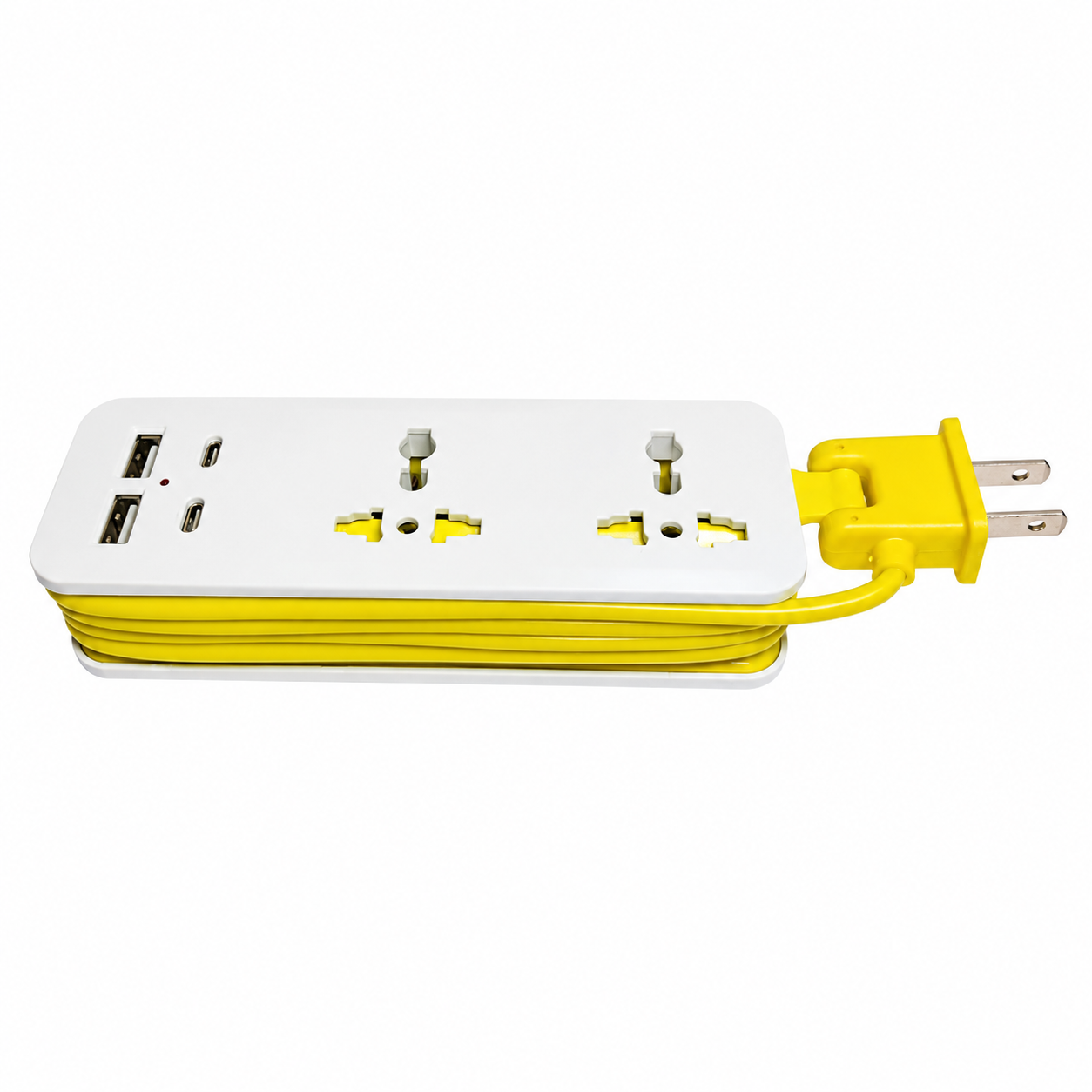 EXTENSION SOCKET WITH 4 USB PORT + 2 PLUG (UK SPEC)