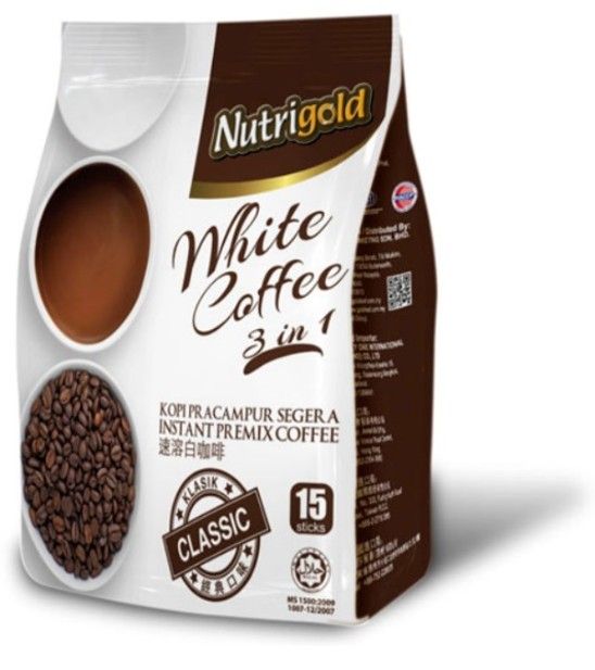 Nutrigold 3in1 White Coffee Classic 40g  x 12's