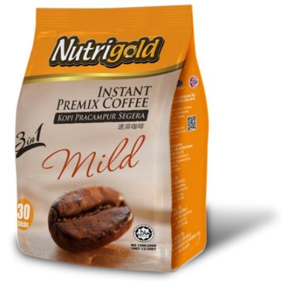Nutrigold 3in1 Premix Coffee Mild 20g x 25's