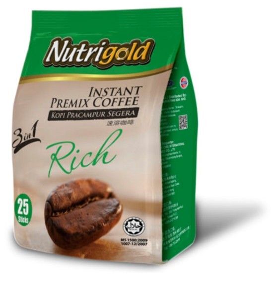 Nutrigold 3in1 Premix Coffee Rich 20g x 20's