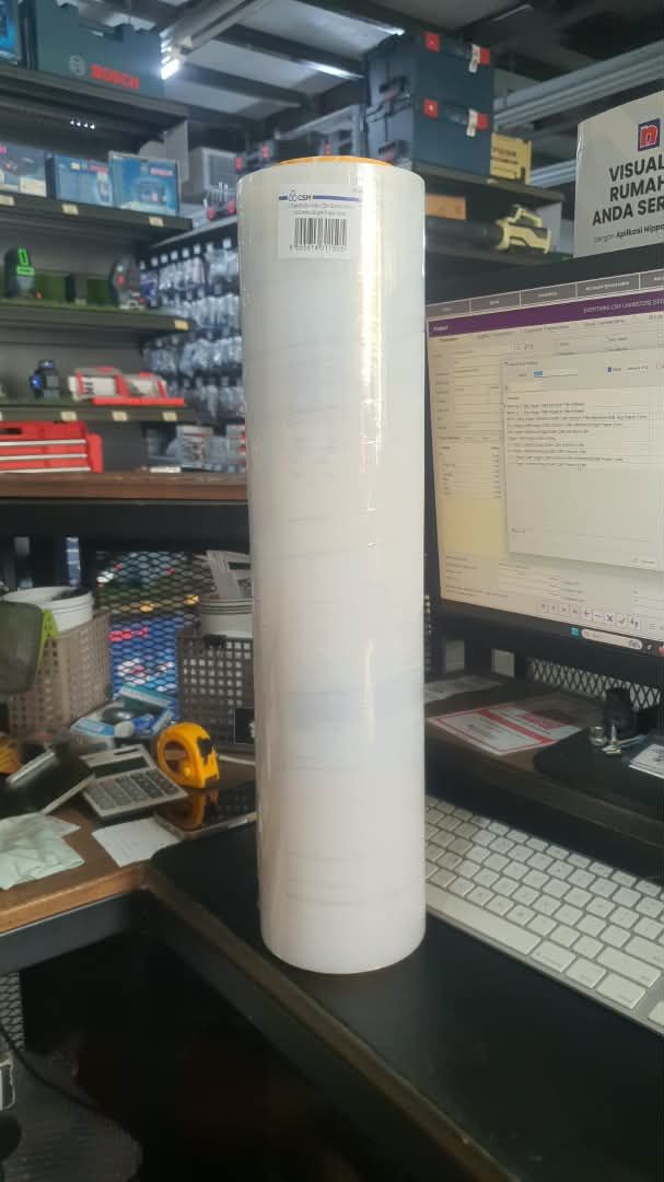 2.7kgx20uM Virgin Stretch Film 500mmx300gm Paper Core