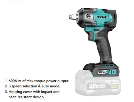 Dartek 600N impact wrench 40-600