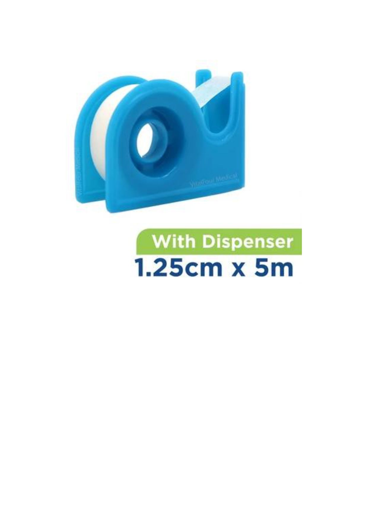 VitalFour Surgical Tape With Dispenser (1.25cm x 5m)