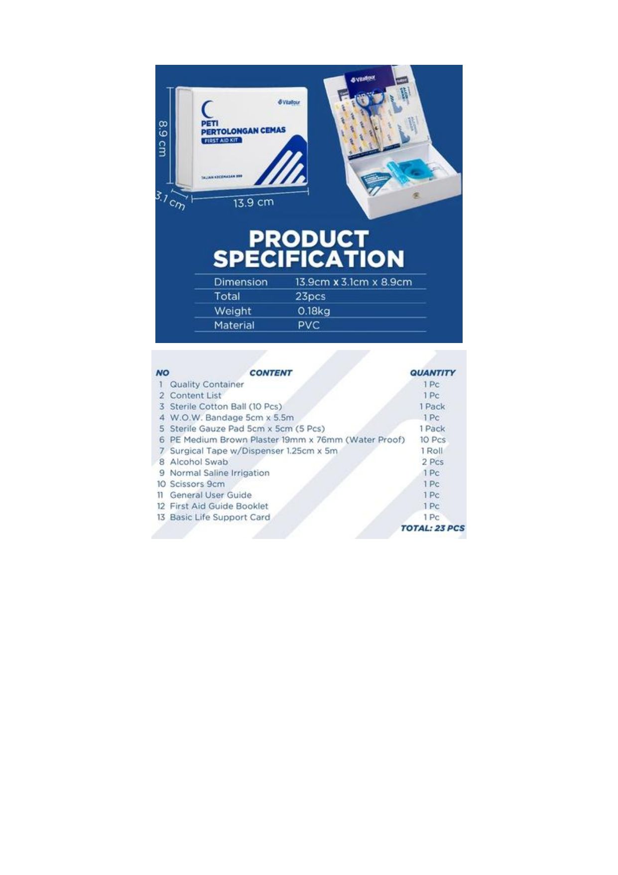 Compact Mini First Aid Kit