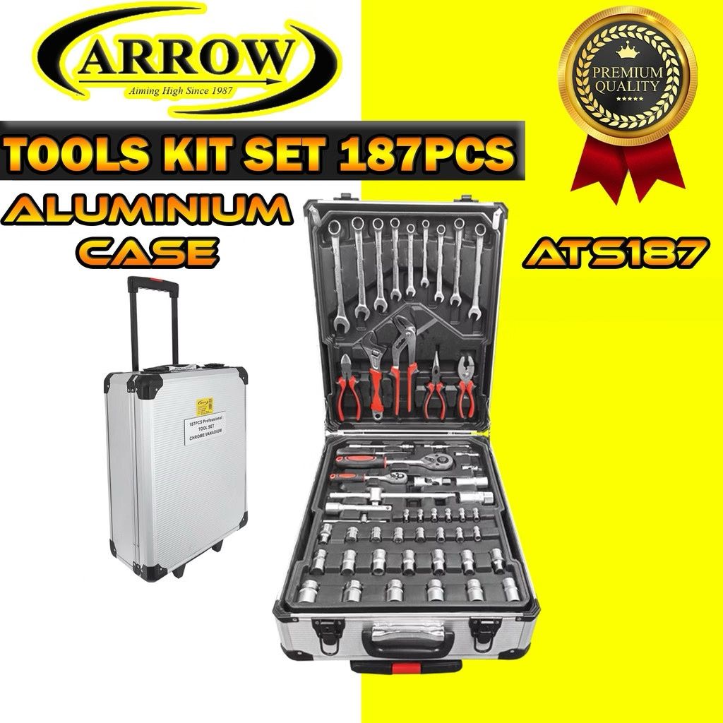 Arrow Tools Kit Set 187 pcs
