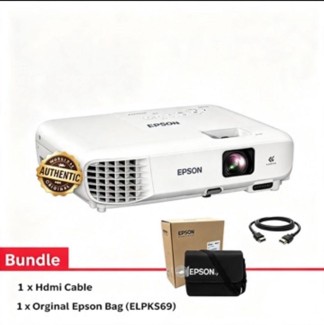 Epson EB-E12 XGA 3600 Lumens 3LCD Projector