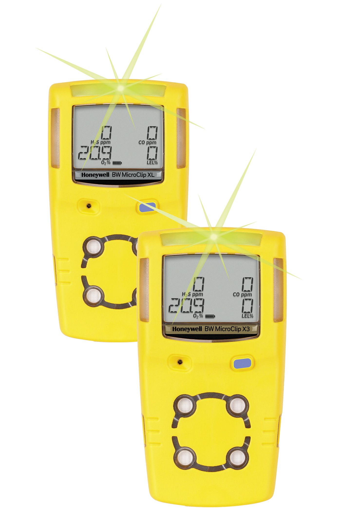 Gas Detector MultiGases (H2s,CO,LEL and O2) no pump