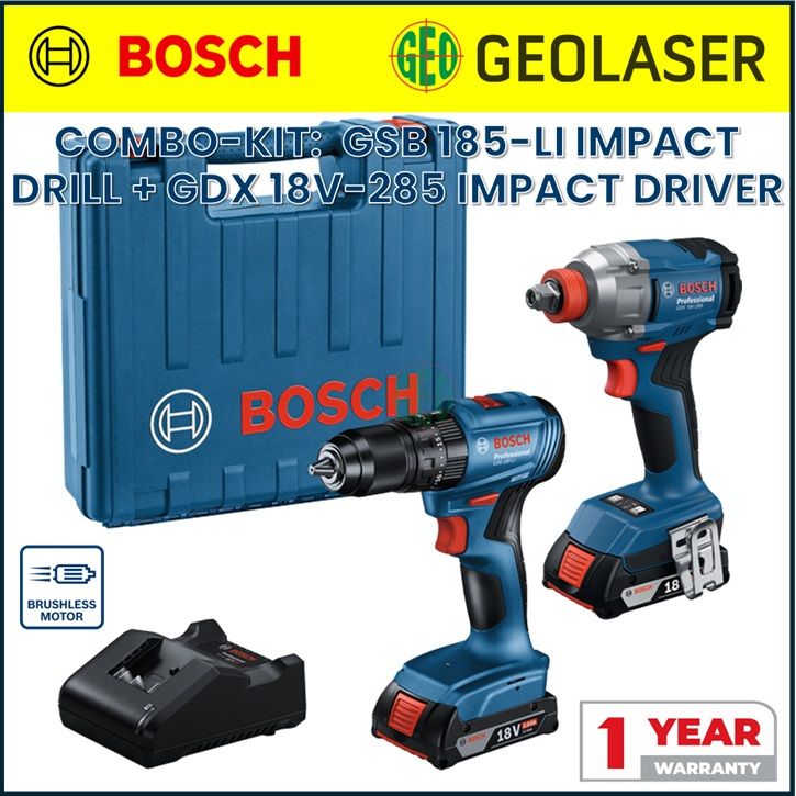 BOSCH GDX 18V-285 Cordless Impact Driver