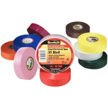 35 SCOTCH® VINYL COLOR CODING ELECTRICAL TAPE 3/4IN X 66FT