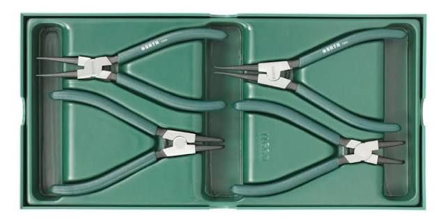 4PCS Snap Ring Pliers Tray Set