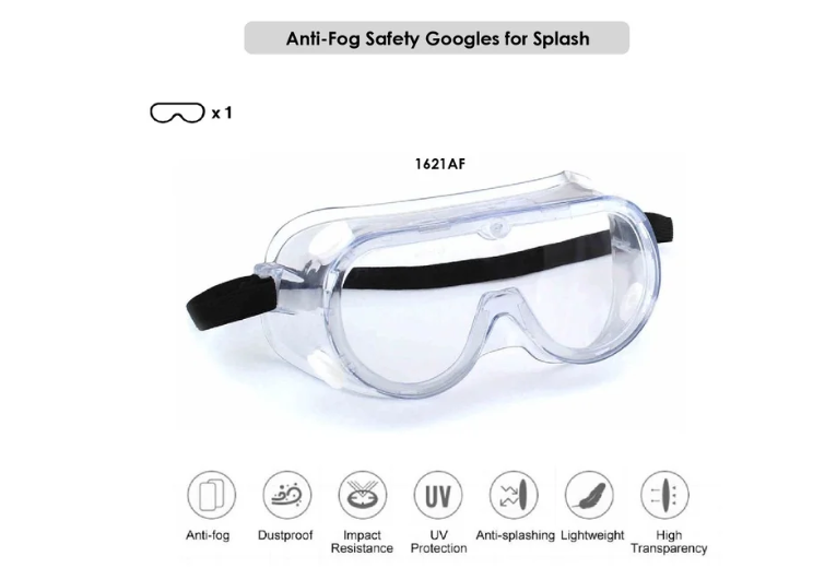 3M 1621AF 3M1621AF 3m1621af Polycarbonate Lens Anti-Fog Safety Googles for Splash 1621 af 1621AF